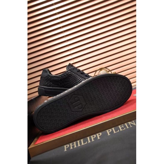 sepatu pria philipp plein sneaker cowok mirror men shoes run away top pp branded