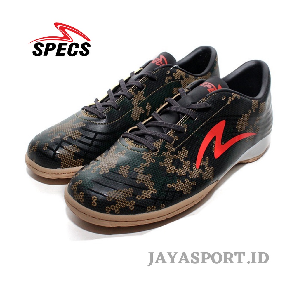 SEPATU FUTSAL SPECS ACCELARATOR LIGHTSPEED II PRO BATTLEPACK IN JET BLACK