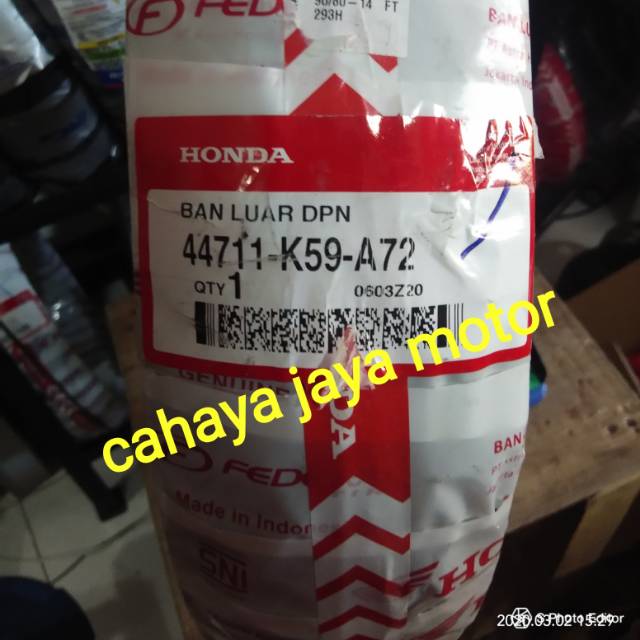 ban luar tubles depan vario 150 new 90 80 14