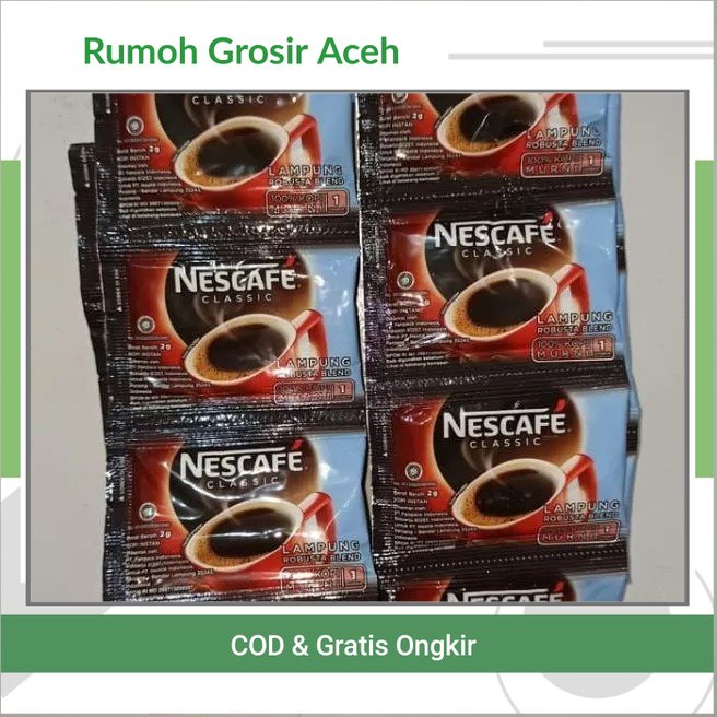 

{ACEH} Nescafe Classic 2gr Renceng isi 10 pcs (Dalgona Coffee)