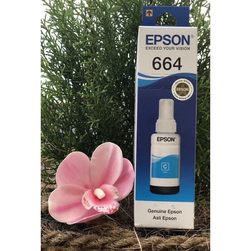 Tinta Epson Original 664 series-Cyan