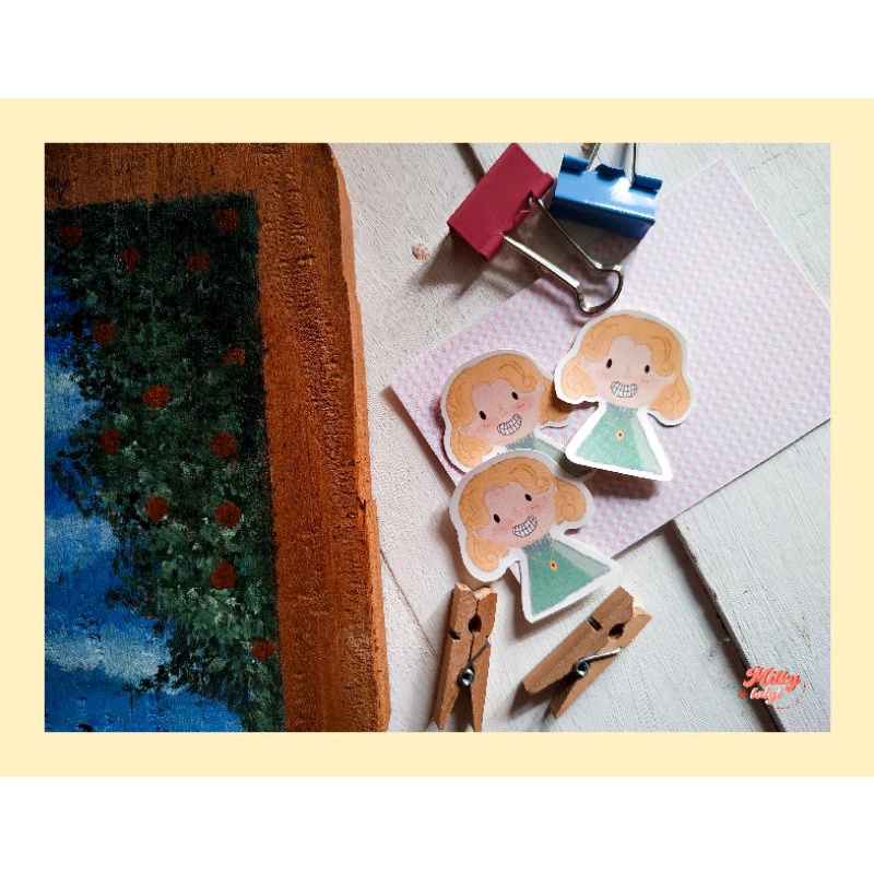 

[milky.talgi] CUTE GIRL VYNIL STICKER