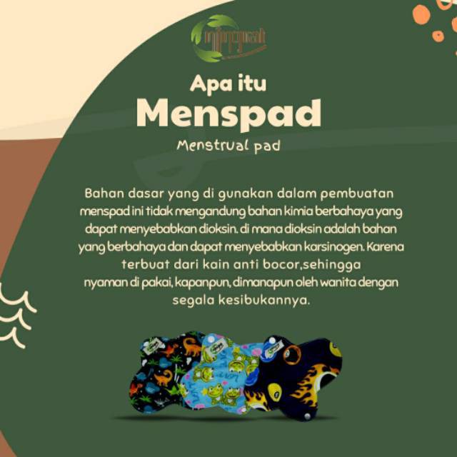 Menspad Ningrat Day Pembalut Kain Modern Bisa Dicuci Ulang