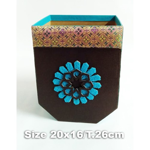 

Box Hampers/Hantaran/Parcel/Aksesoris (Motif Blue)