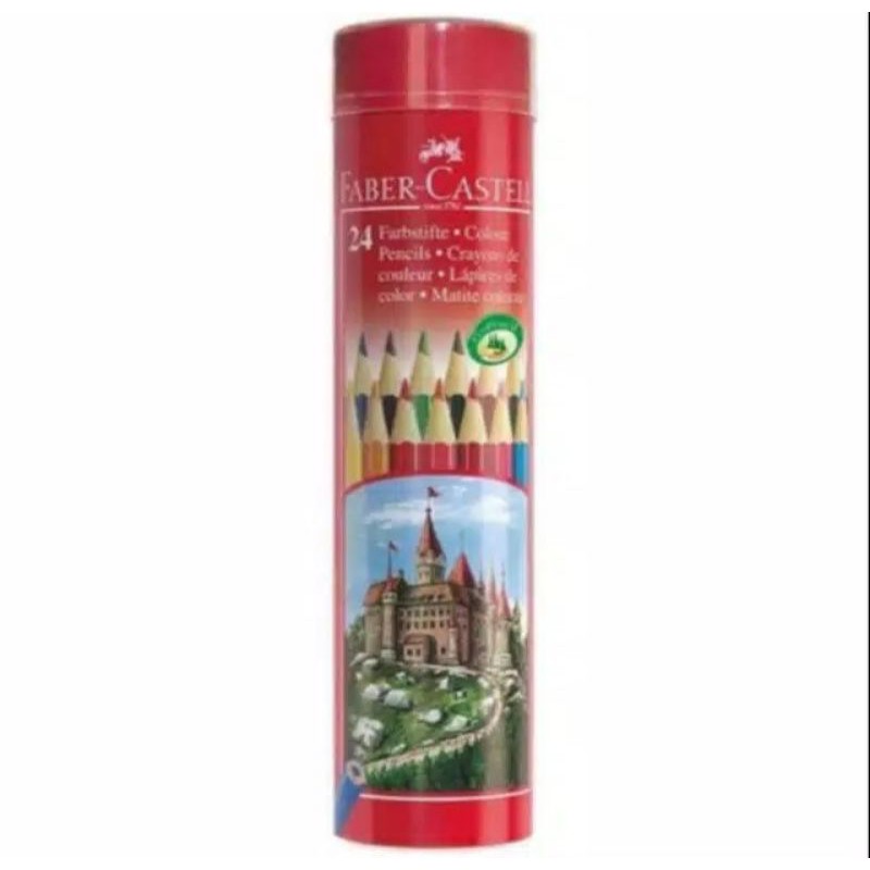 

Faber Castell Pensil Warna Round Tin Case 24 Warna Pensil Warna Kaleng Faber