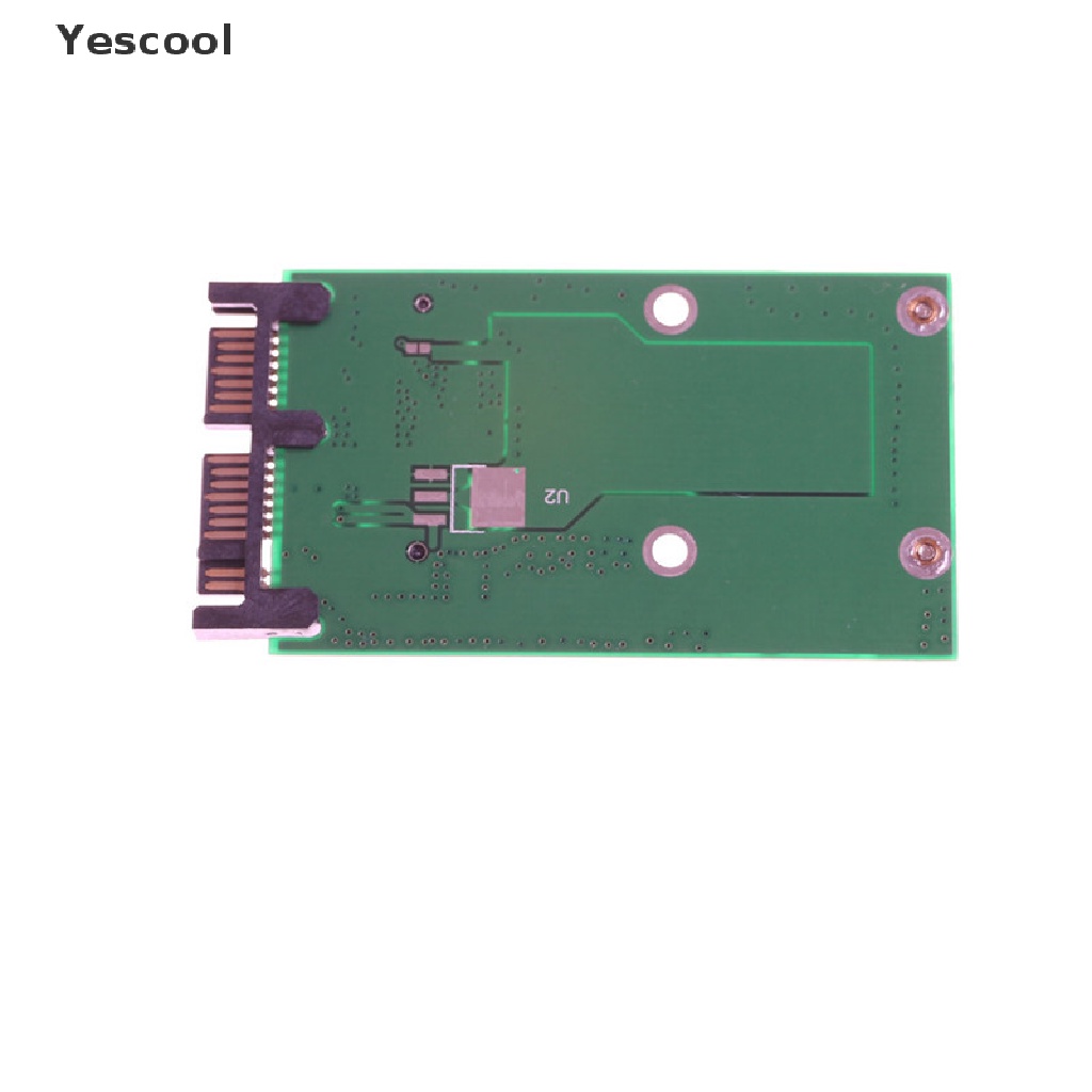 Yescool Kartu Adapter Converter Mini Pcie Pci-e mSATA SSD to 1.8 &quot;Micro SATA 0 0 0 0 0