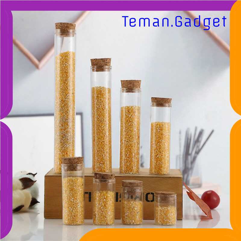 TG-DA Botless Toples Kaca Penyimpanan Makanan Wood Cover - YS-7070