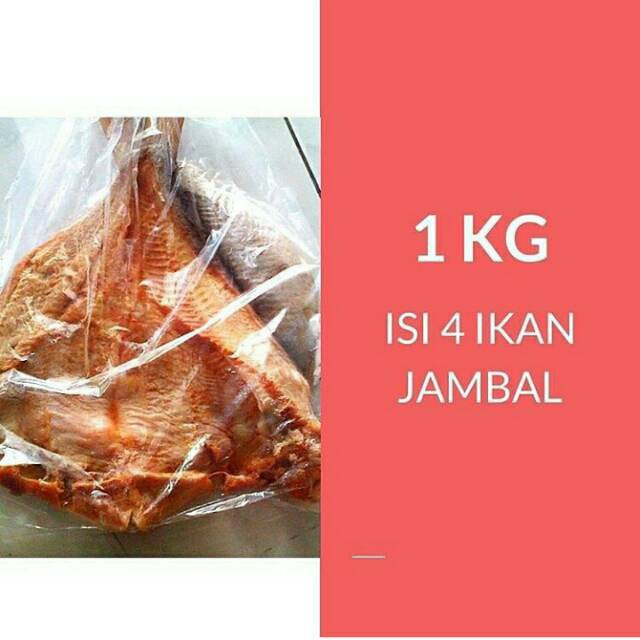 

IKAN ASIN JAMBALROTI PANGANDARAN 1 kg isi 4 jambal