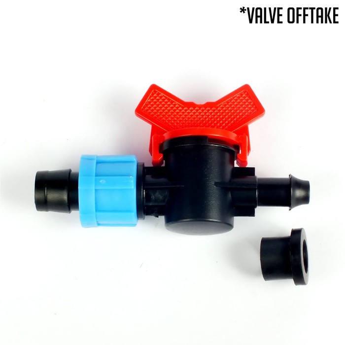 Valve Offtake Karet Selang Drip Selang Irigasi 16Mm Hidroponik