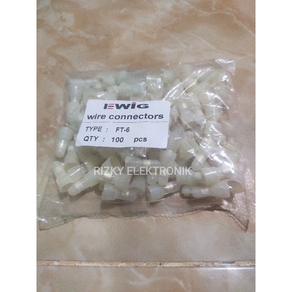 Lasdop Pelindung Kabel Press FT-6 6mm Bening Kualitas Bagus