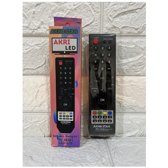 Akko Star Remote TV Akari LED LCD