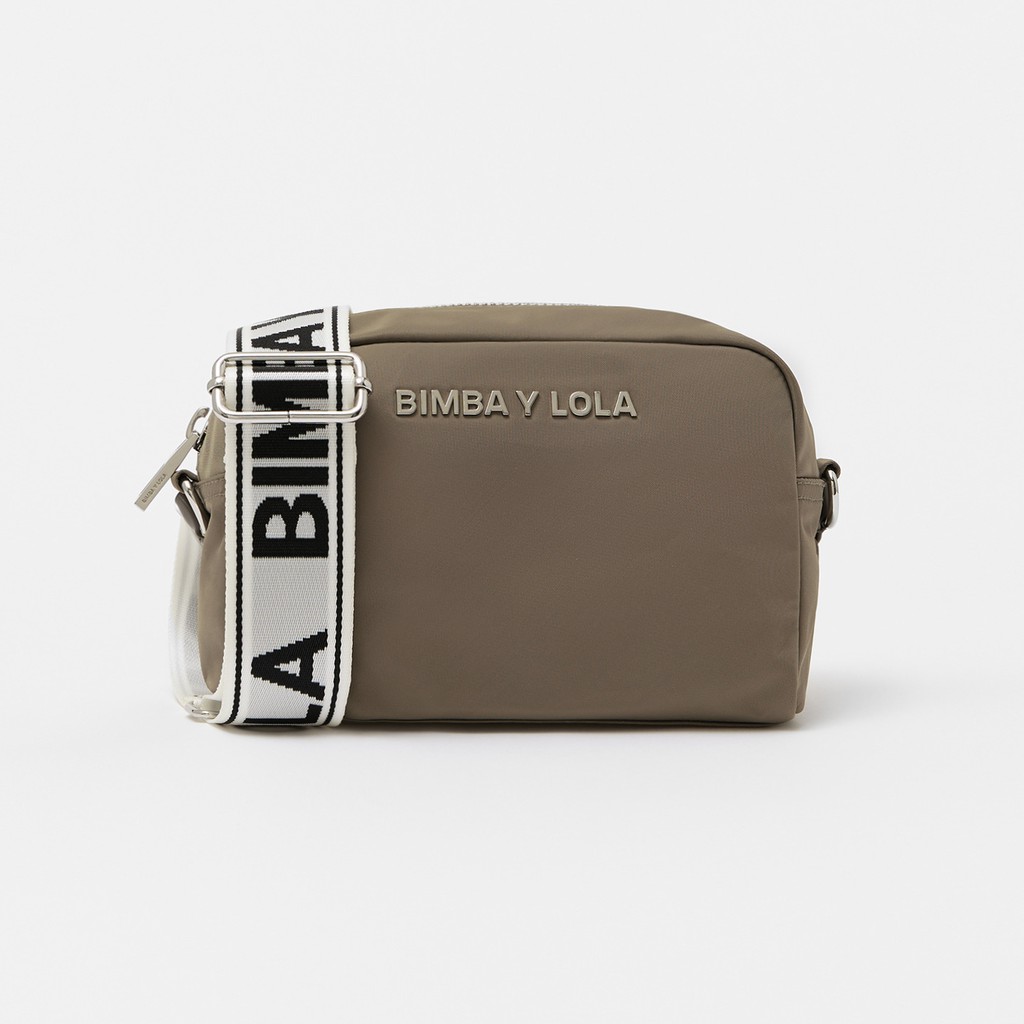 Ready Stock Bimba Y Lola tas selempang crossbody bag authentic green khaki small kecil parasut