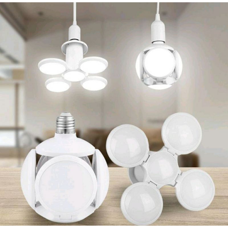 Lampu LED bentuk bola/Lampu bohlam LED bola football 30W E27 lipat