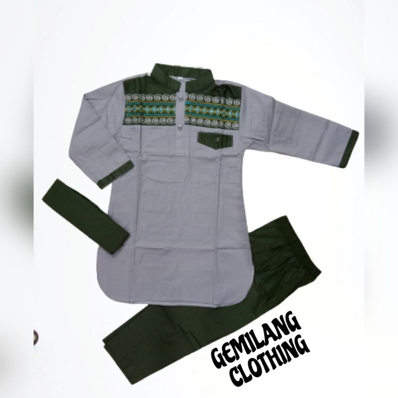 KOKO KURTA PANJANG // SET KOKO ANAK LAKI-LAKI USIA 4 SAMPAI 12 TAHUN // GEMILANG CLOTHING