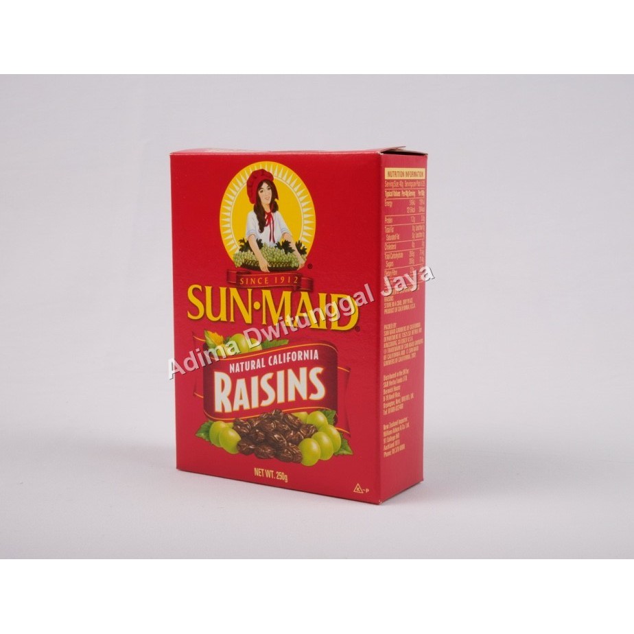 Kismis / Sun maid / Sunmaid Kismis Raisin 250 gr