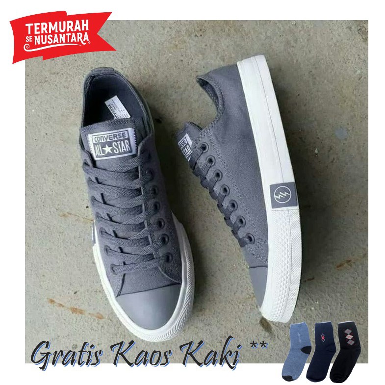 SEPATU CONVERSE 70S ALL STAR ABU PETIR POLOS UNDEFEATED II PREMIUM SEPATU REMAJA PRIA WANITA