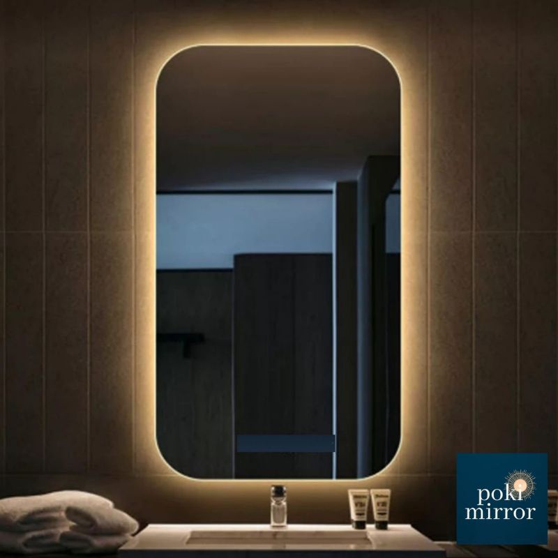 TOKO KACA RIAS DINDING - Kaca Estetik Lampu Strip LED Kotak Wastafel