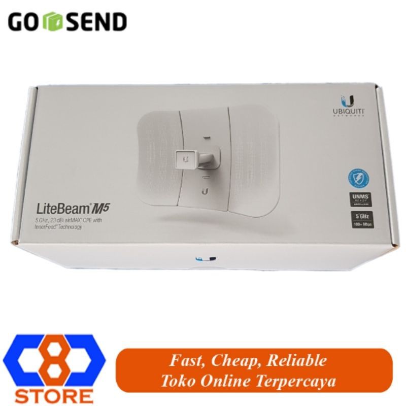 UBNT UBIQUITY UBIQUITI LITEBEAM M5 23 5Ghz 23DBI OUTDOOR RADIO CPE