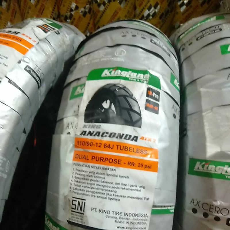 Kl.110/90-12 Anaconda Atx7 tubless free pentil