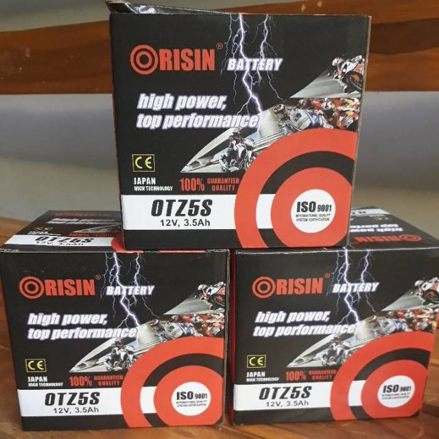 Promo AKI ORISIN Terlaris GTZ5S Aki motor kering Honda Beat, Vario 110, Scoopy, Mio Soul, Revo, Vixi