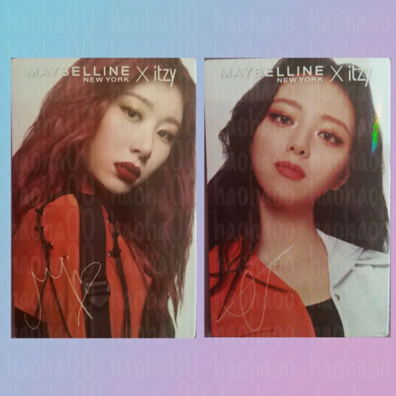 PC ITZY YUNA CHAERYEONG MAYBELLINE