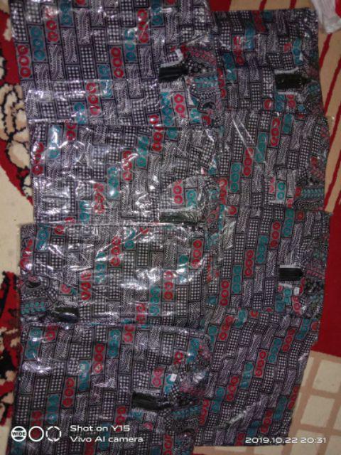 Bswart Batik Hrb026 Kenongo Hem Pendek Padi Asli Pekalongan M L Xl Xxl Batik Pria Murah Modern Grosi
