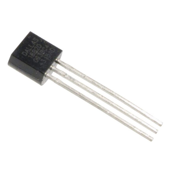 DALLAS DS18B20 TO-92, Temperature Sensor Compatible with Arduino