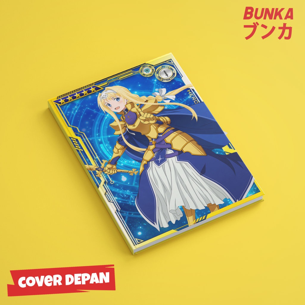 

Notebook Anime Sword Art Online Alice Schuberg 2 Hardcover A5 Buku Tulis Catatan Notes Agenda Planner Jurnal