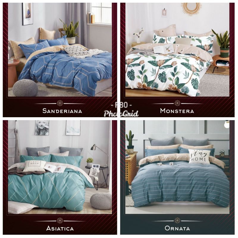 MAJESTY Sprei 180x200 dan 160x200 Twill KAtun 100%