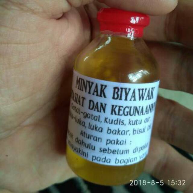 Minyak Biawak/Biyawak untuk gatal kudis kutu air