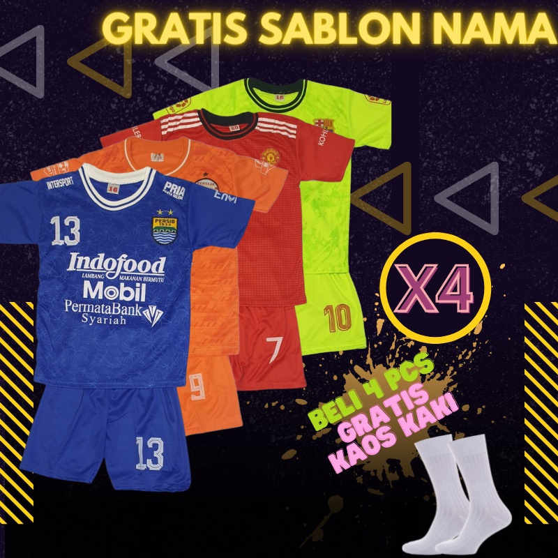 JERSEY BOLA AREMA UNTUK ANAK ANAK 0-15 TAHUN KEATAS