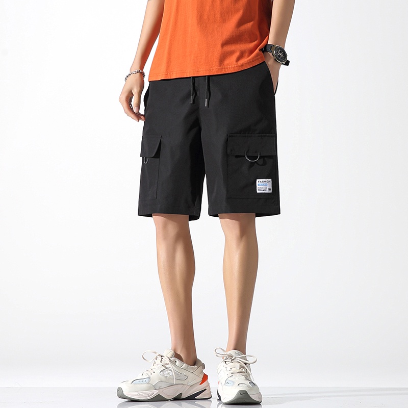 Celana Pendek Pria  Multi-saku Sport Casual Olahraga Santai Sporty Fashion Shorts K106