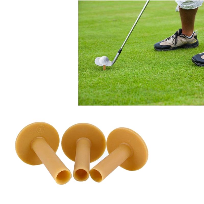 2pcs Tee Golf Karet Golf Tee Rubber Mat 6/7/8cm Tee Karet Training Karet Dudukan Bola Golf