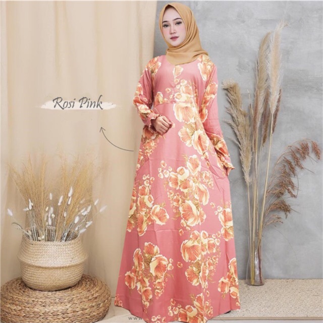 FS25JKT Gamis Maxi Emma MOTIF BARU PROMO HOT SHOPEE Agen  