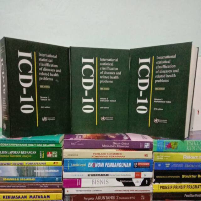 ICD-10 SATU SET 3 BUKU VOLUME 1,2&3 2016 EDITION