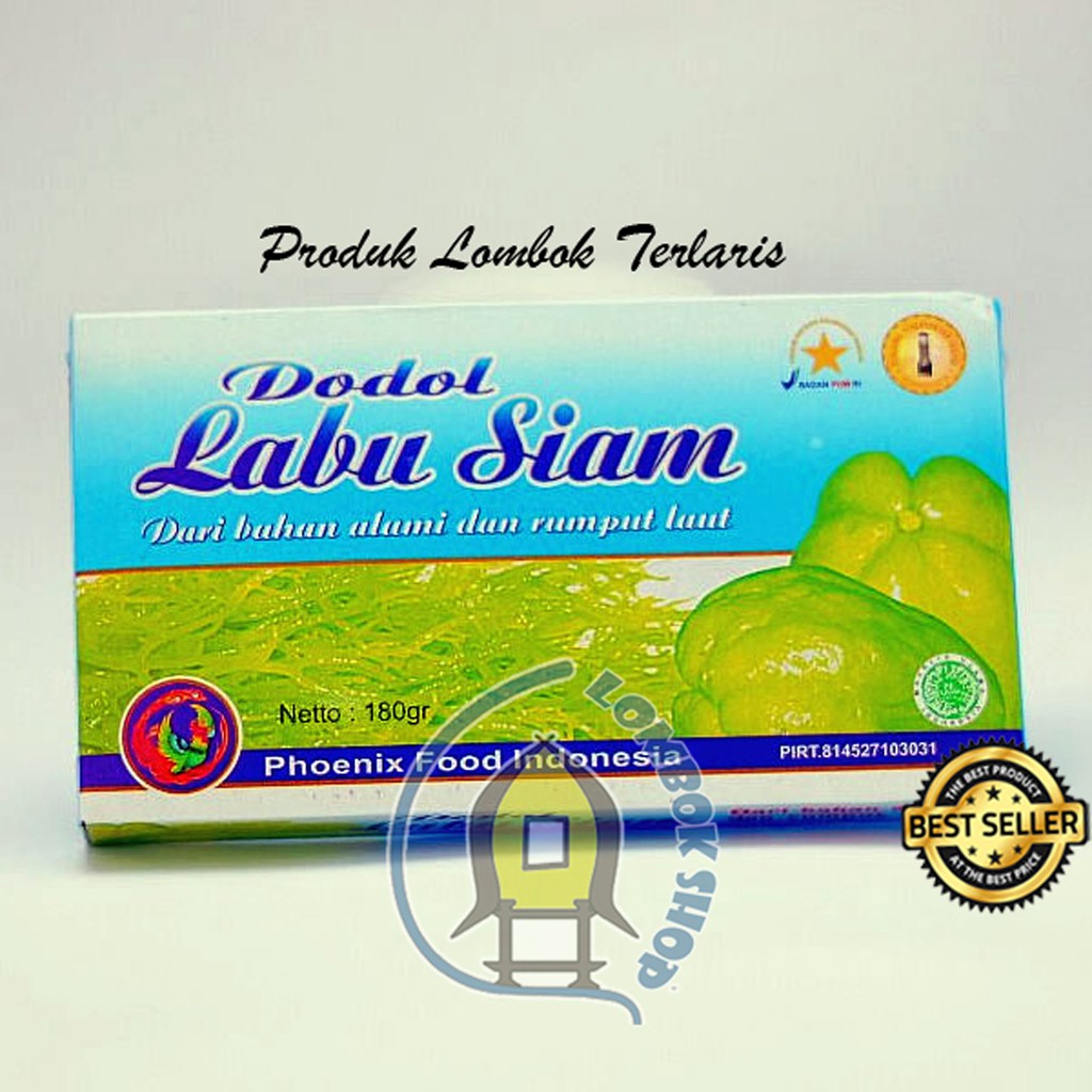 

Dodol Rumput Laut Phoenix Rasa Labu Siam Khas Lombok 160 Gram