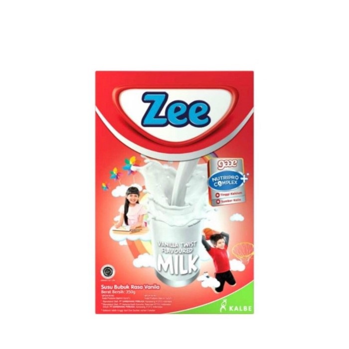 

SUSU BUBUK ZEE KIDS REGULER VANILLA TWIST FLAVOURED MILK 350 GRAM