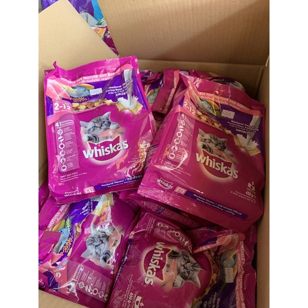 Whiskas Junior 2-12bulan, Mackarel 450gr