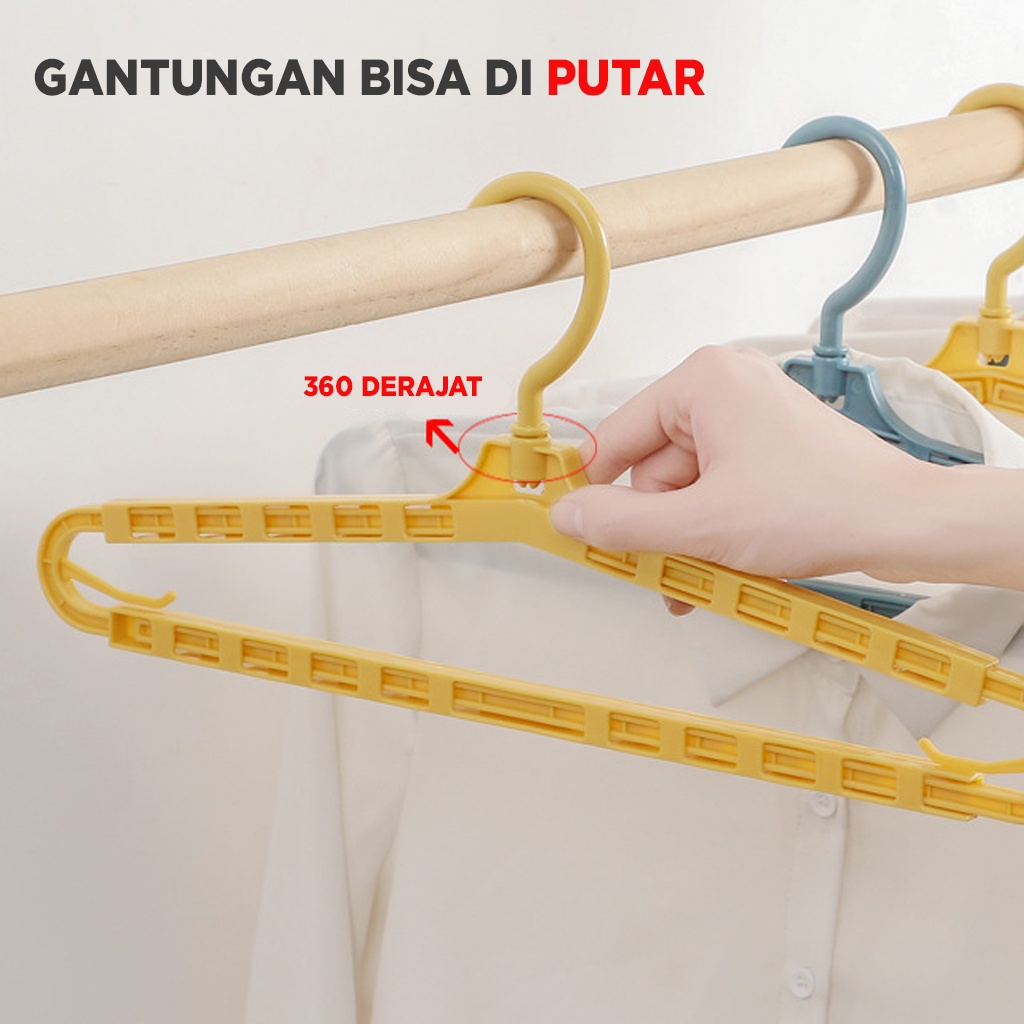 Gantungan Tarik Hanger Handuk Lebar / Gantungan Tarik Hanger Sajadah / Hanger serbaguna