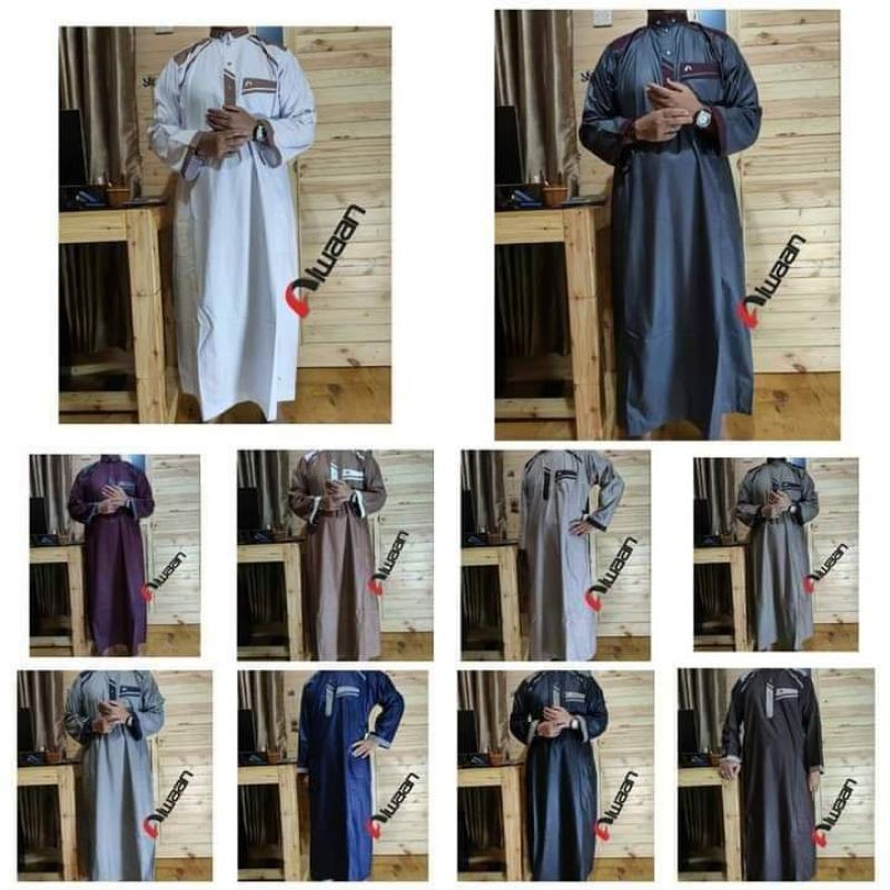 Jubah dewasa Alwaan premium original bahan kualitas import