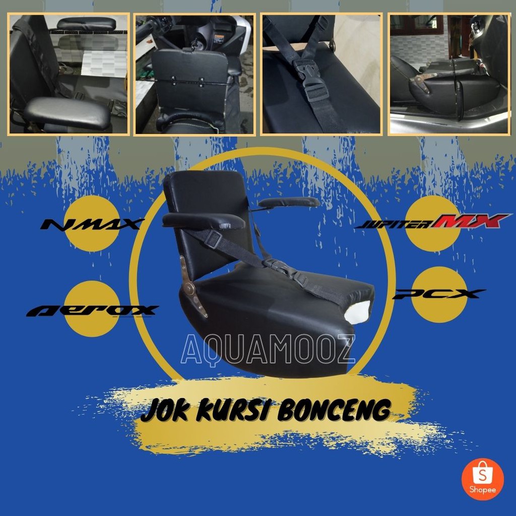 Kursi Jok Boncengan Anak Tempat Duduk Anak Di Motor NMAX PCX AEROX Jupiter MX