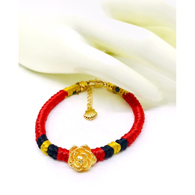 gelang bunga //gelang wanita //perhiasan //gelang rajut //gelang
