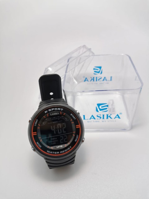 Jam Tangan Pria Wanita LASIKA 8110 asli sporty digital ada led anti air