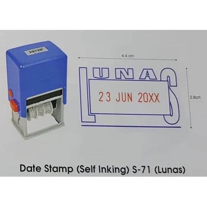 

Stempel Lunas Tanggal Joyko S-71