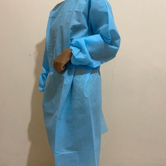 Gown Disposible/ Apd Gown / Hazmat - Warna 35 Gsm