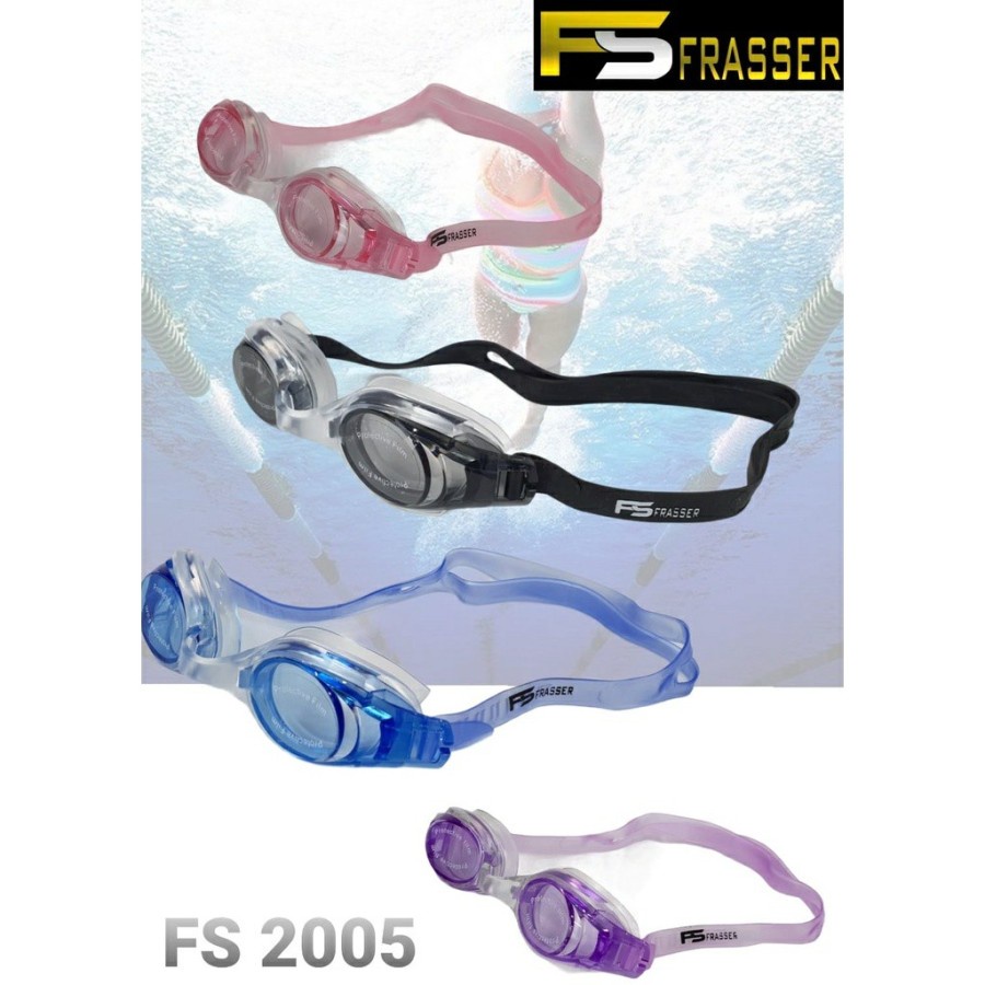 Kacamata Renang Swimming Goggles / kaca mata renang Frasser bonus Dompet