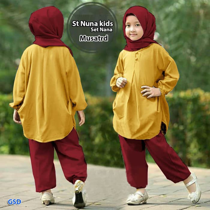Setelan Koko Anak Senshukei Koko Biru Koko India Import B94F7  Baju Muslim Anak Perempuan Murah|Se