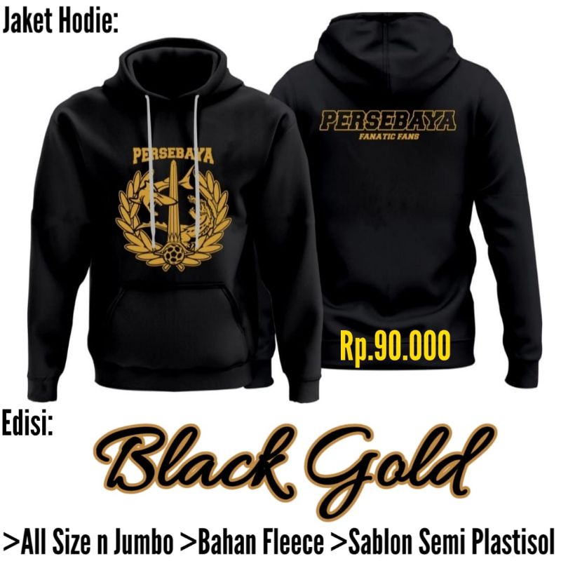 Jaket Hoodie Persebaya Surabaya Bonek Bonita Fanatic Fans
