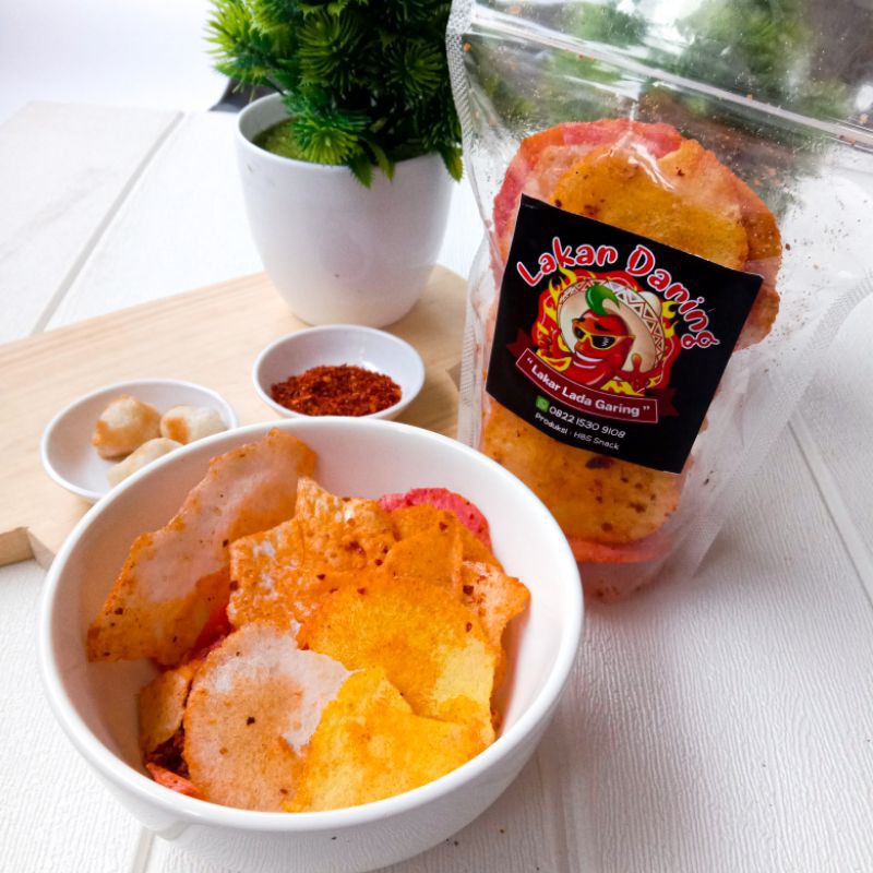 KERIPIK LAKAR / KERUPUK LAKAR DARING KHAS BANDUNG