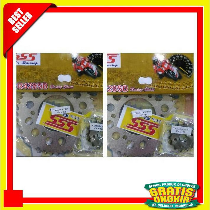 BEST SELLER GEAR/GEAR SET SSS VIXION, BYSON,MX KING